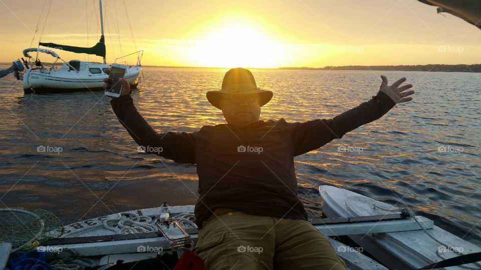 Watercraft, Water, Fisherman, People, Boat