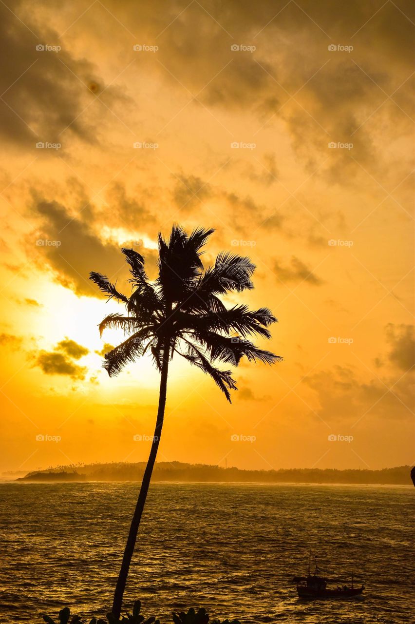Sunset at Galle,Sri Lanka