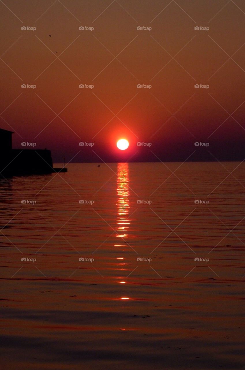 Sunset on Adriatic 