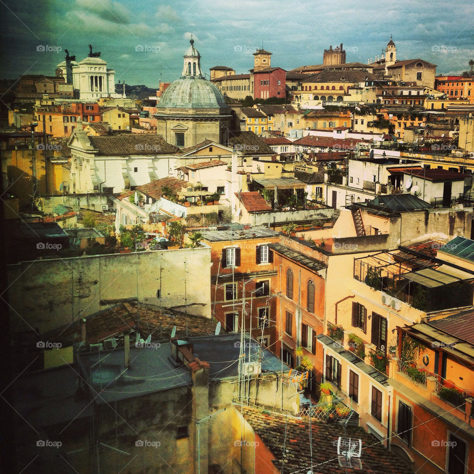 Rome rooftops