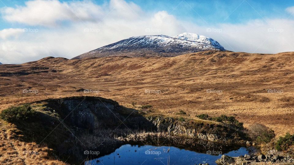Glencoe mountain and lochs