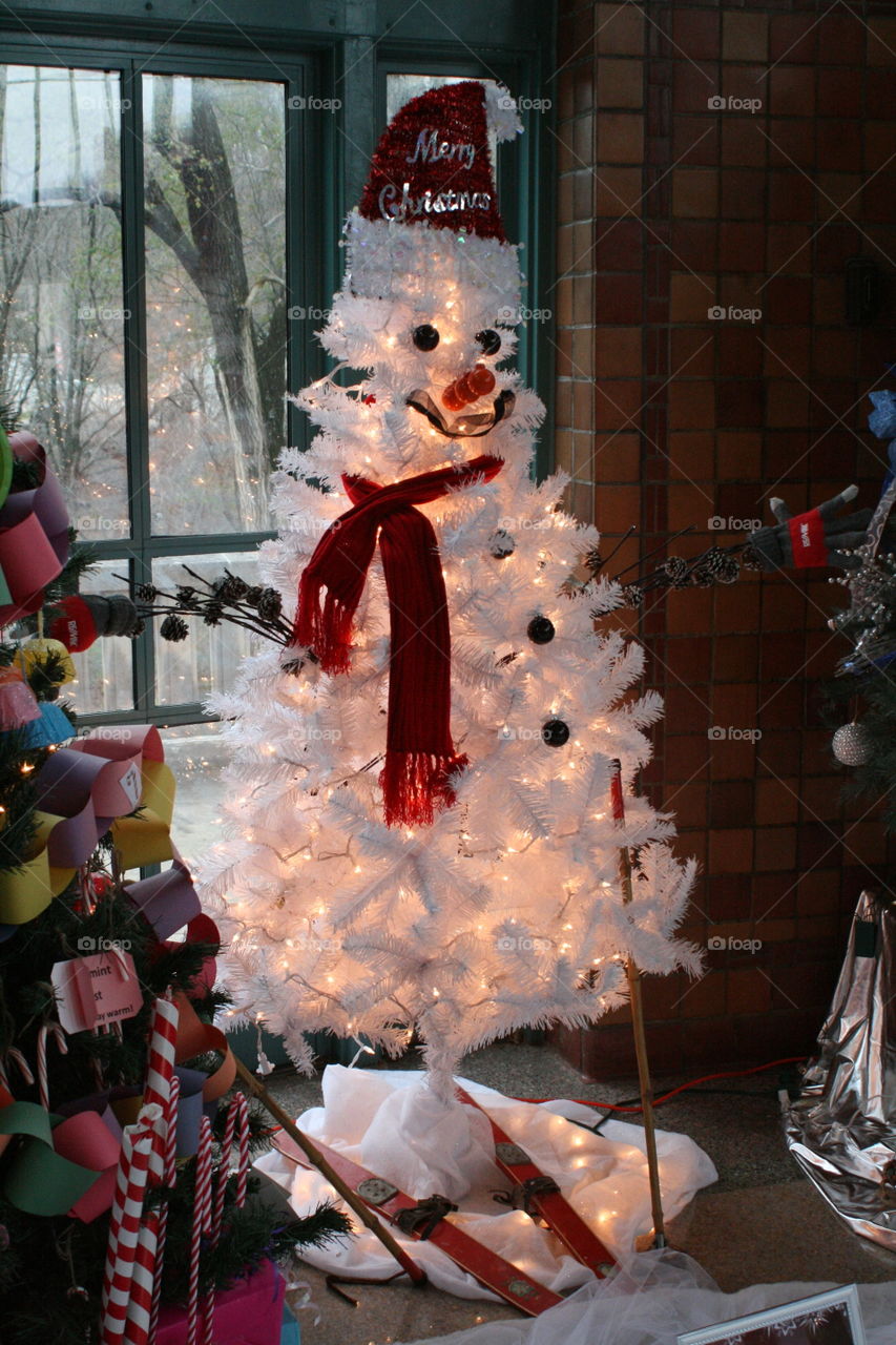 Snowman Christmas Tree 