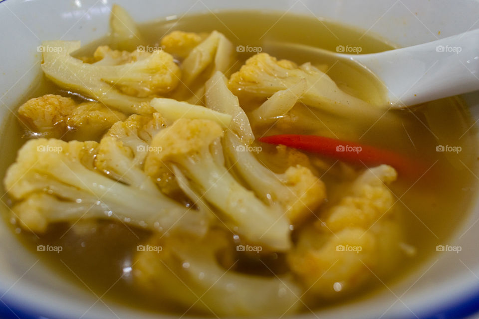 Delicious and healthy vegetable soup