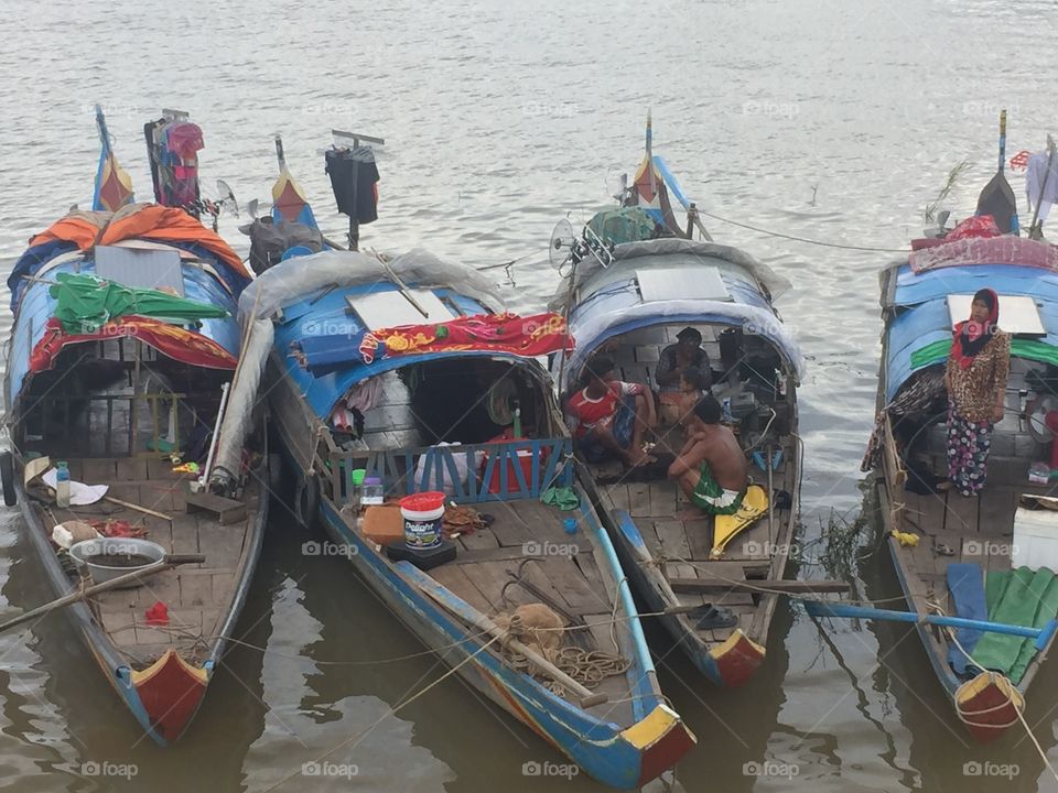 fishing boat in Cambodia 