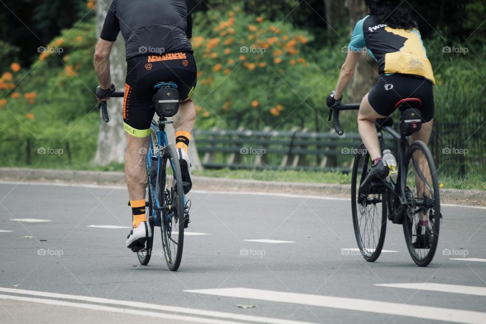 Bike ride in the park