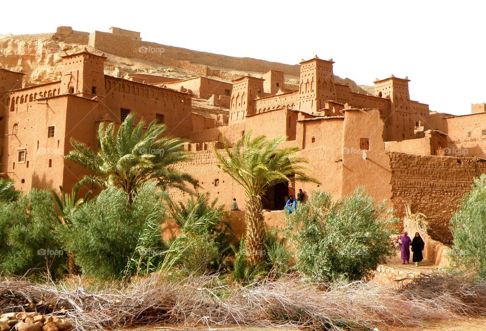 Ancient Moroccan Style Architecture, Ait Ben Haddou, Morocco