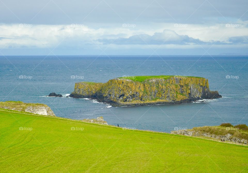 Scenic view of sea in Ireland