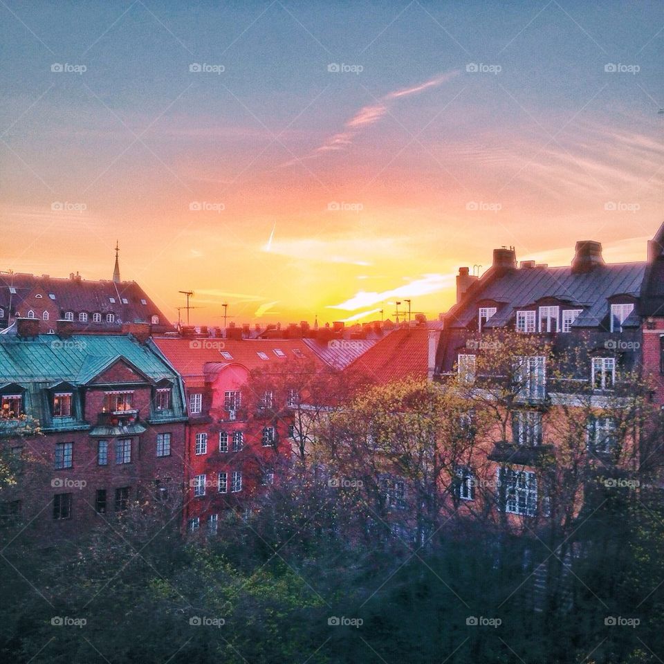 Stockholm sunset