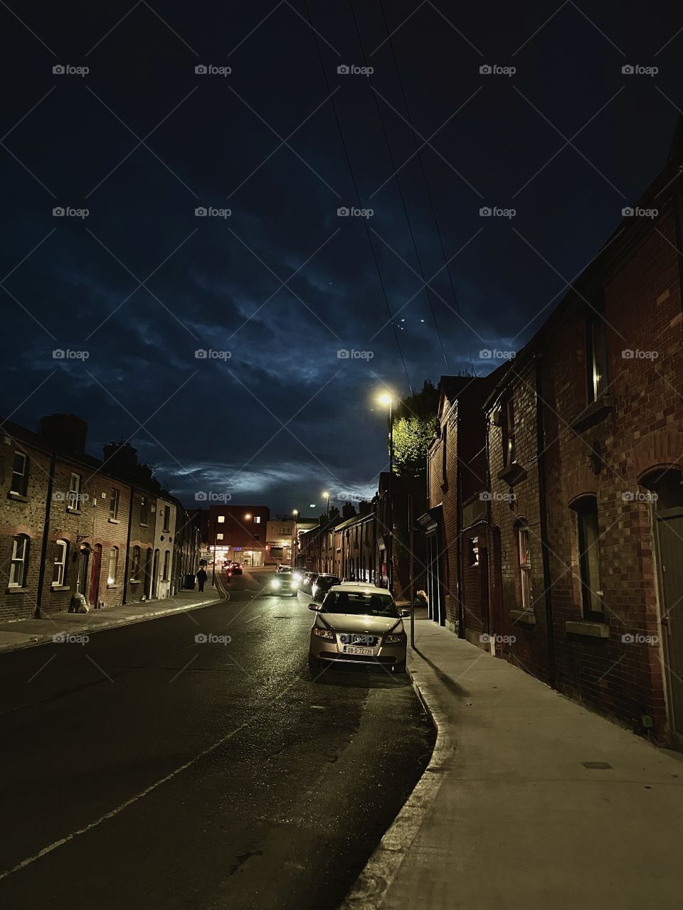 Dark street with Harry Potter vibes