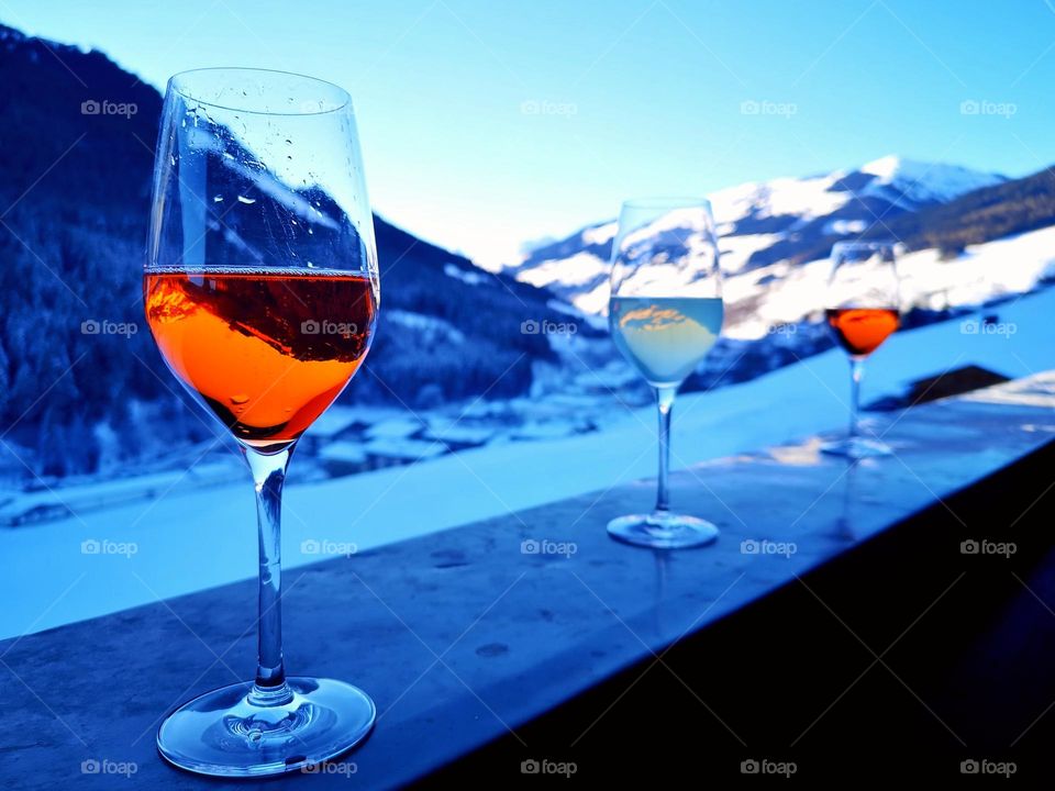 Aperol on ice