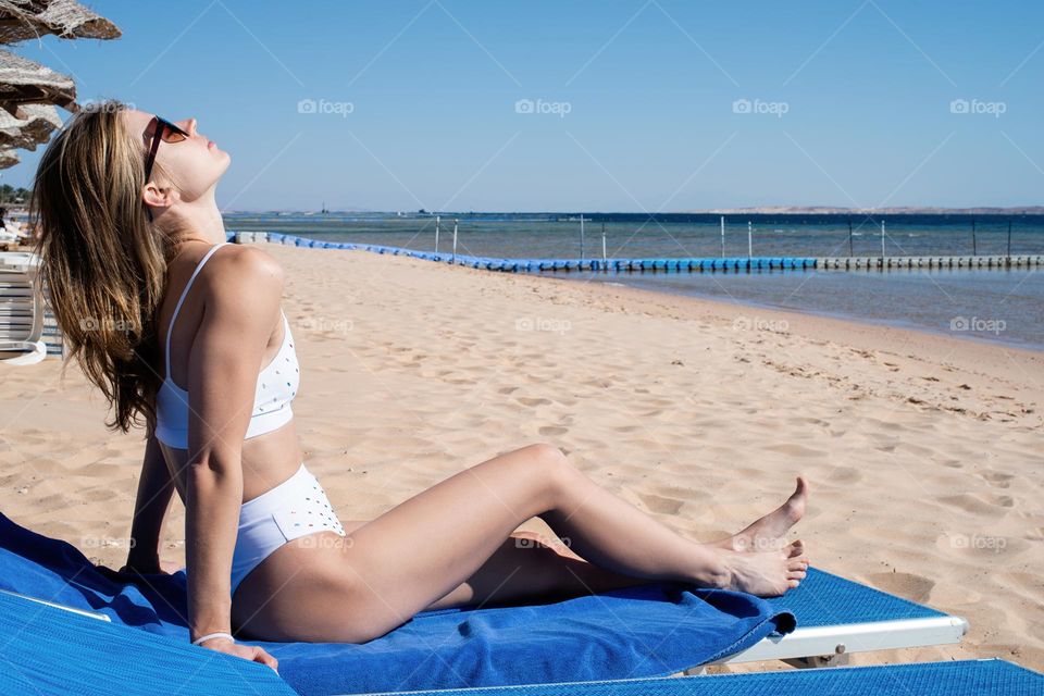 beautiful summer beach