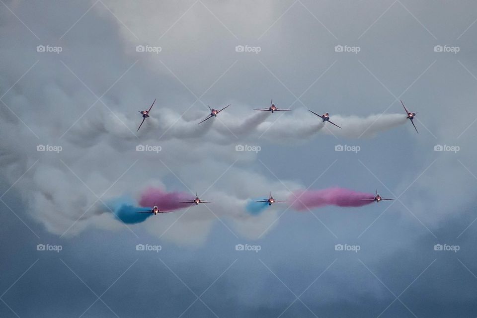 Red arrows display team in Falmouth 