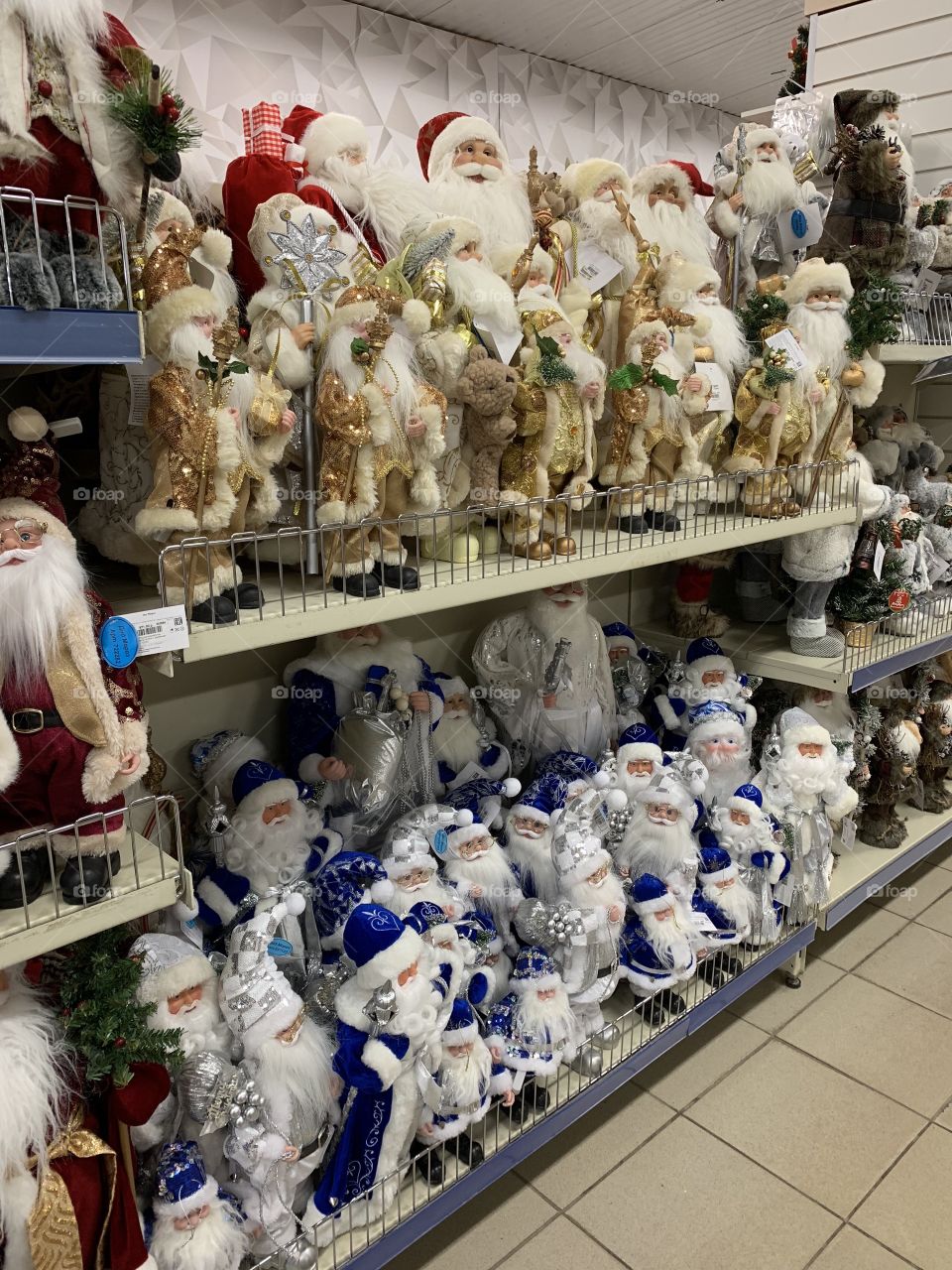 preparation for the holiday. Christmas decorations