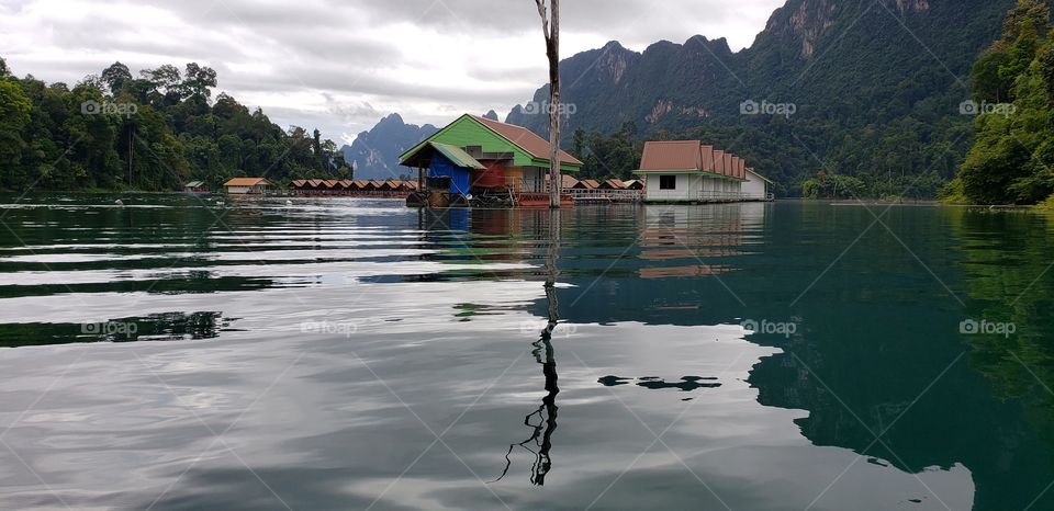 Floating bungalows