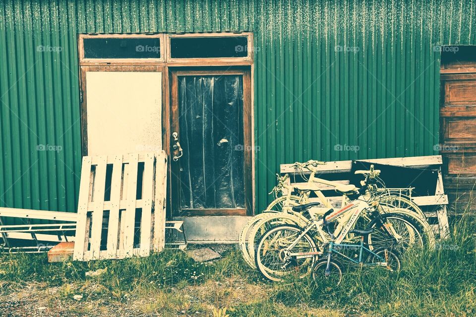 Door in the backyard