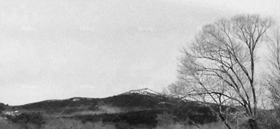 Highway Mt. Monadnock BW