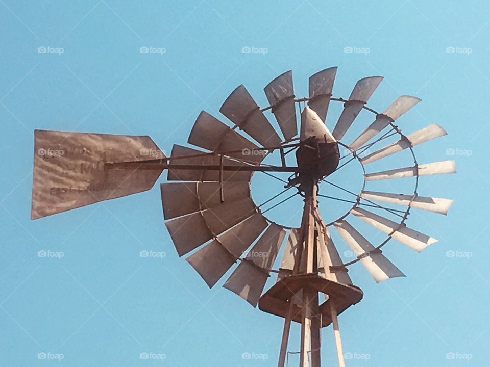 Measuring the wind speed and direction at the Cheetah Experience, Bloemfontein, South Africa, in Winter.