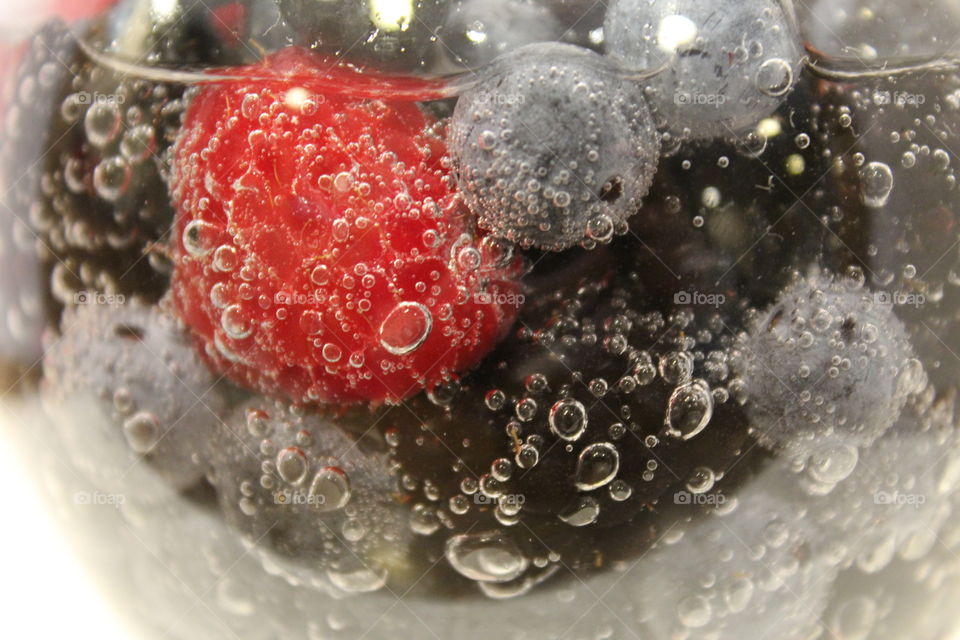 fizzy fruit in bowl