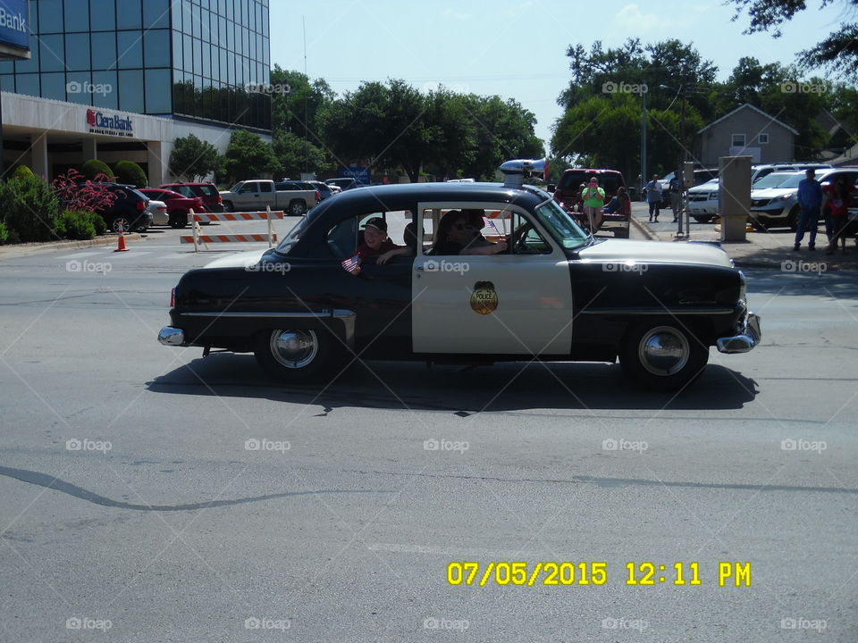 1950's police 🚨 car 🚗 2. This is another picture of the same police 🚨 car 🚗 that appeared in the local parade of Graham Texas