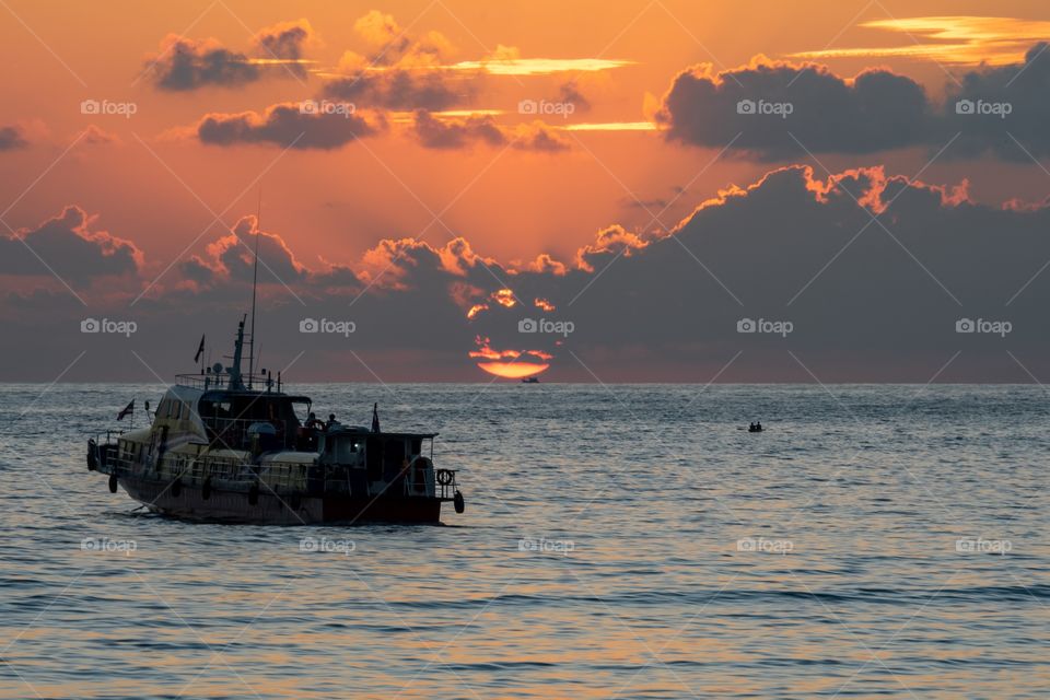 Beautiful sunset on the beautiful island ... Koh Lipe Thailand