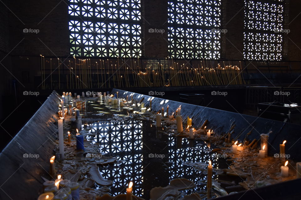 Room of promises of the Basilica of Nossa Senhora da Aparecida SP BRAZIL