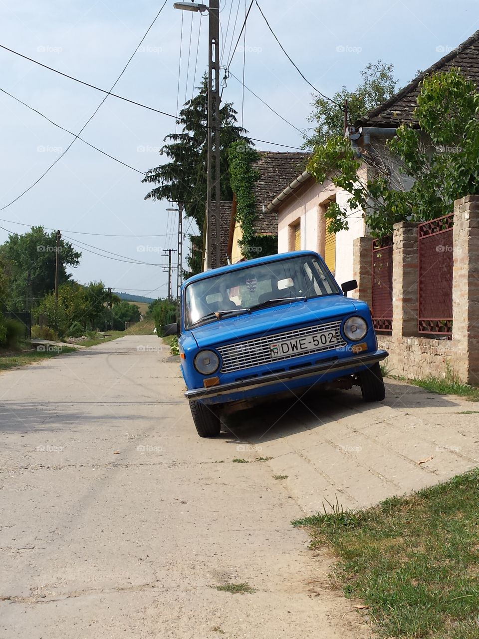 Vintage car. Lada oldtimer from 1973