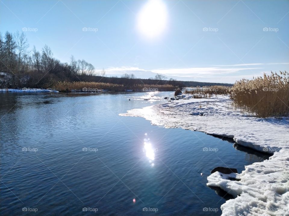 River. Spring. Daylight.