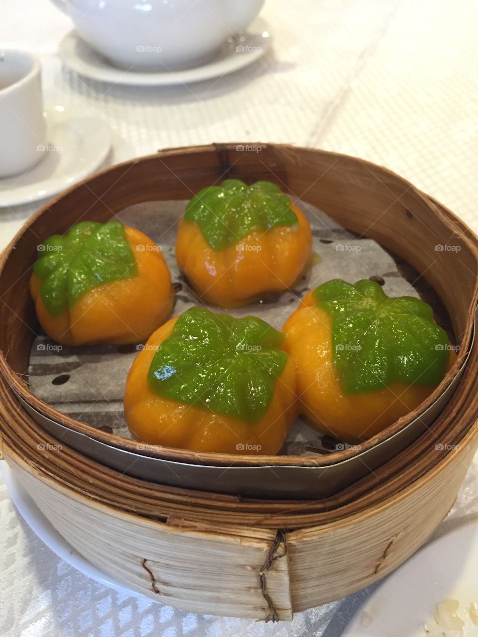 Pumpkin bean curd balls