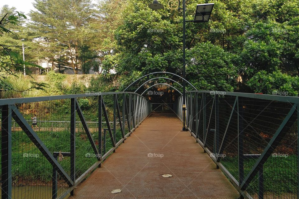 Footbridge at city park