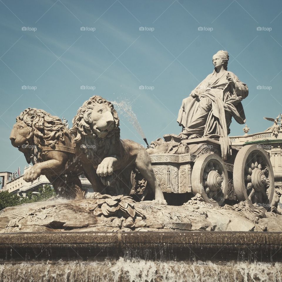 Cibeles fountain in Madrid