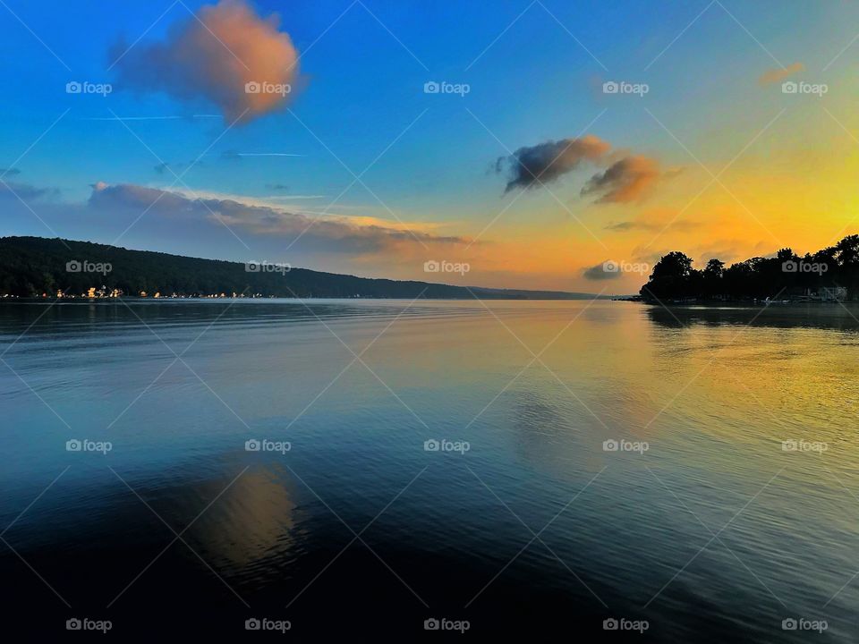 Sunrise on Keuka Lake