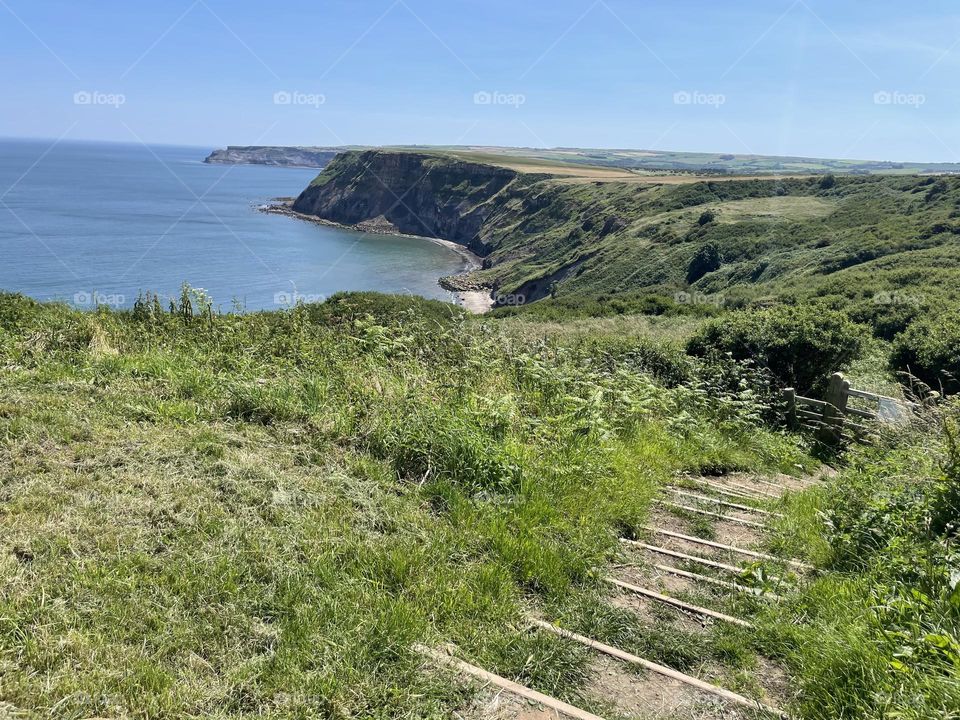 Views from The Cleveland Way … midway between Runswick Bay and Staithes 🇬🇧