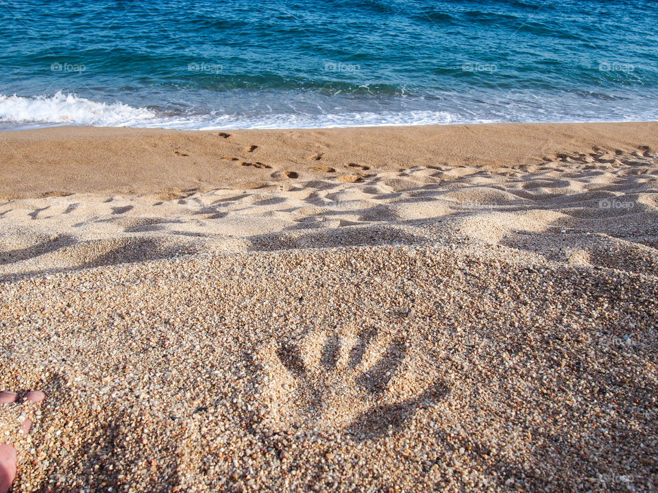 Scenic view of beach