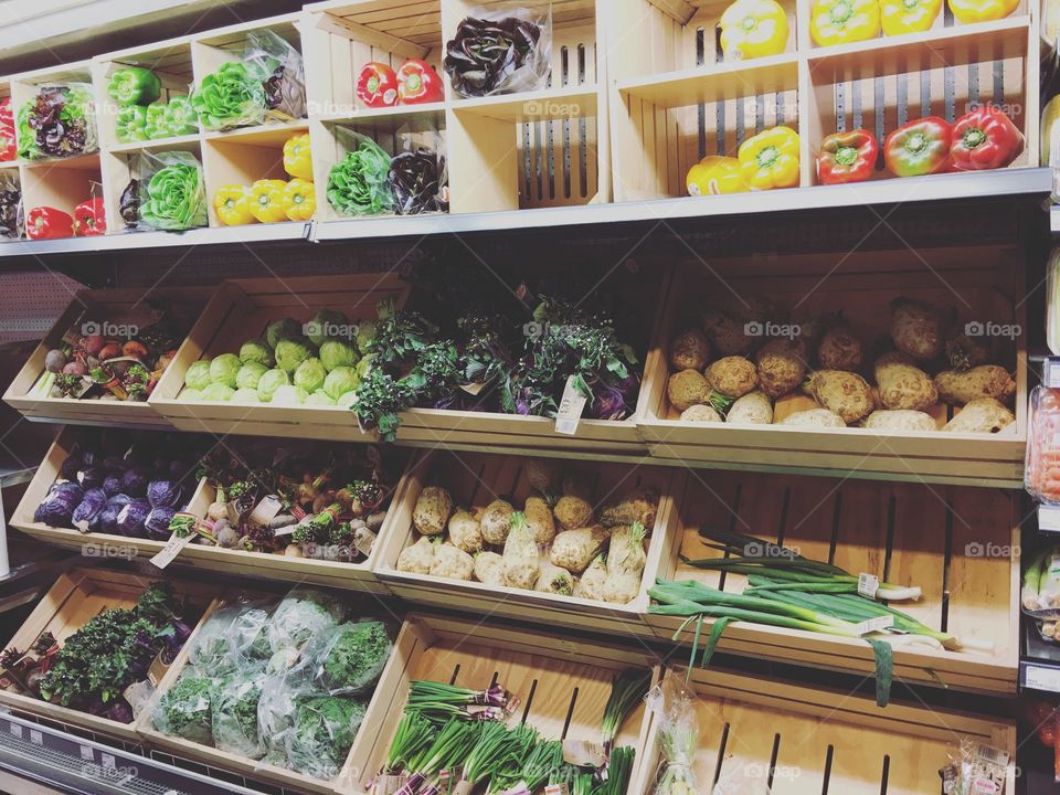 Market, Shelf, Stock, Shopping, Food