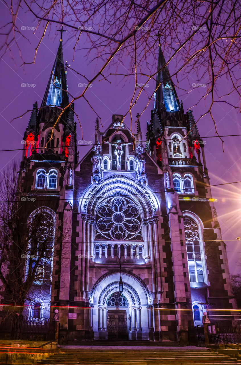 St. Olga and Elizabeth cathedral in Lviv city