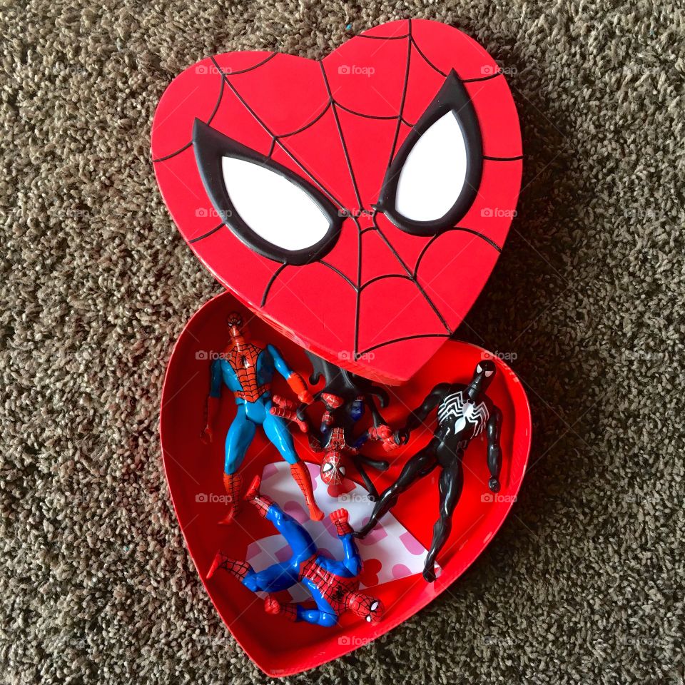 Spider-Man Valentines box 