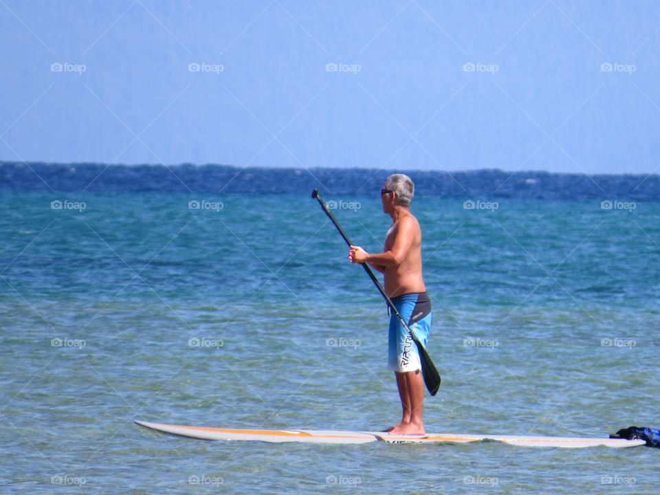 Paddle boarder