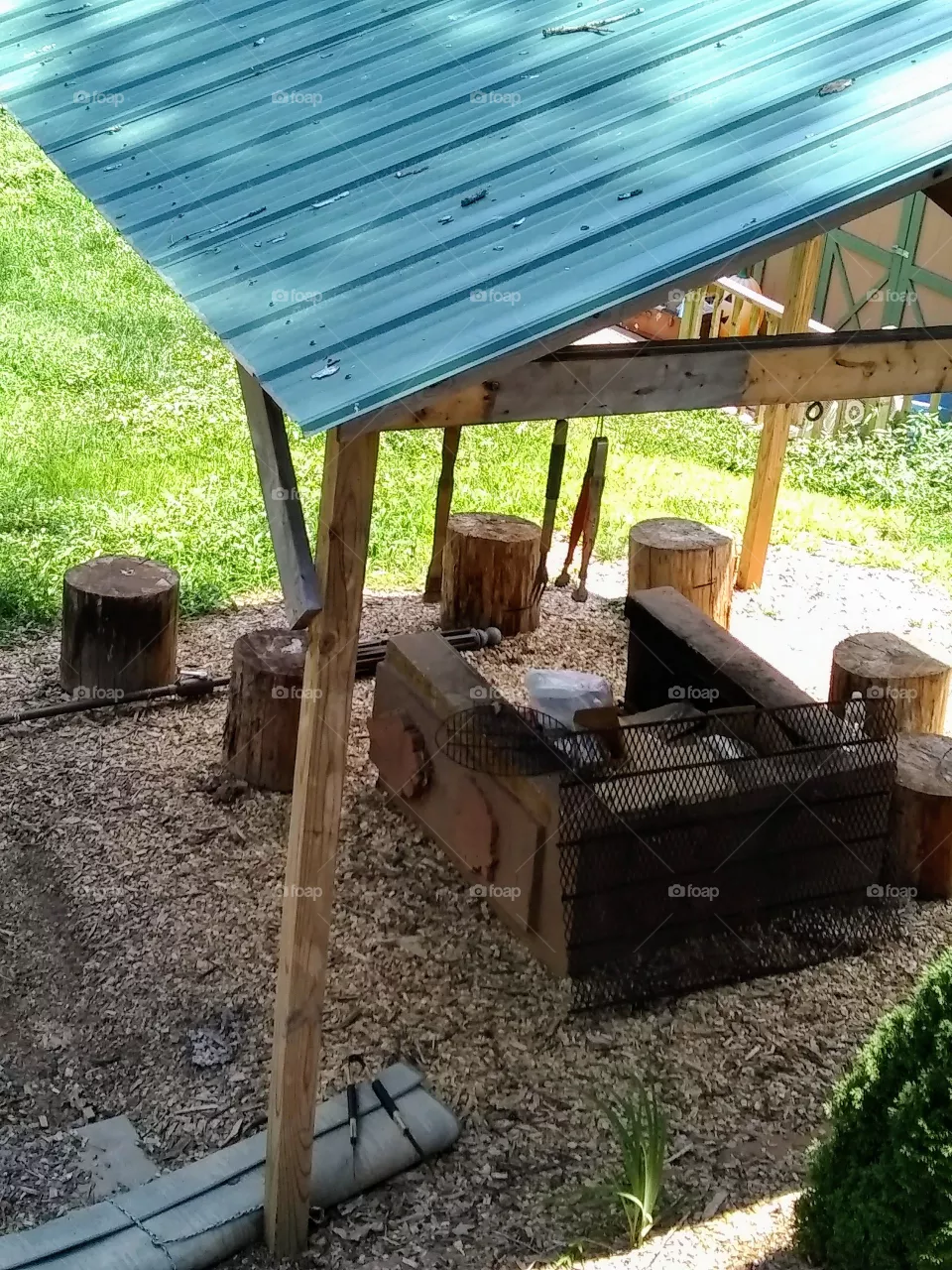 grill area