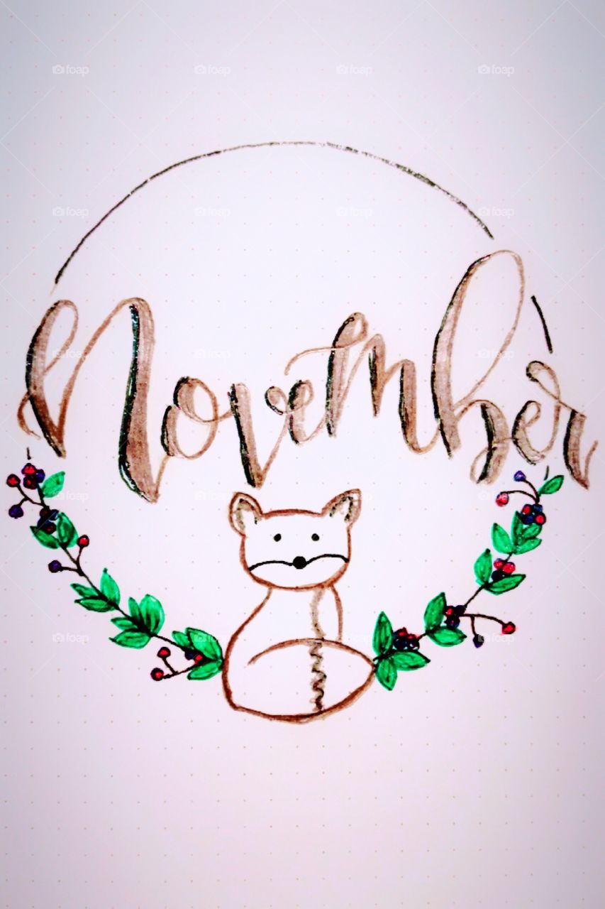 Fall monthly cover page