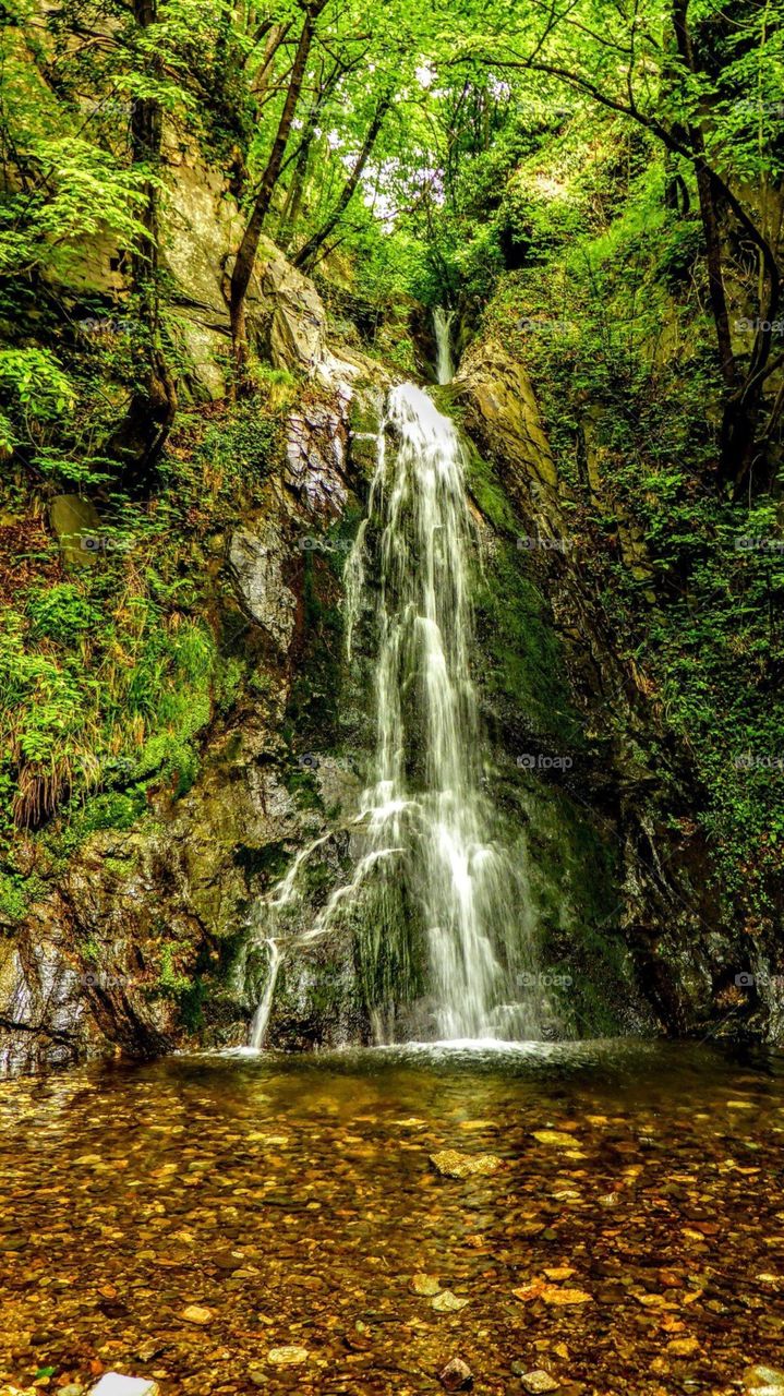 Waterfall in the mountain