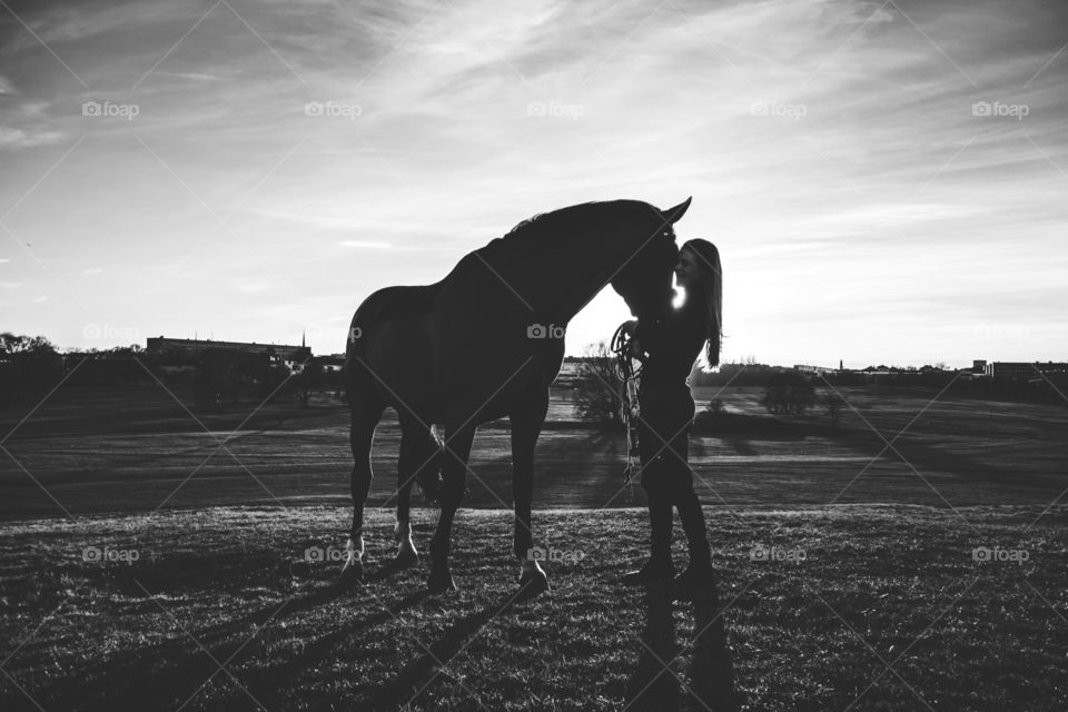 The power of love ❤️ between a girl and her horse