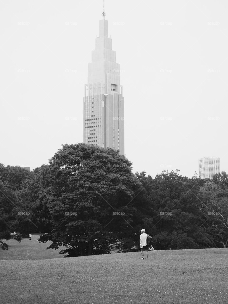 Walking in Tokyo’s park
