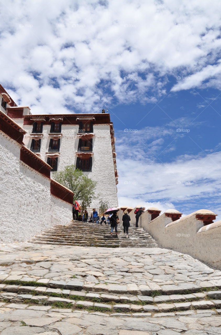 At Potala palace 