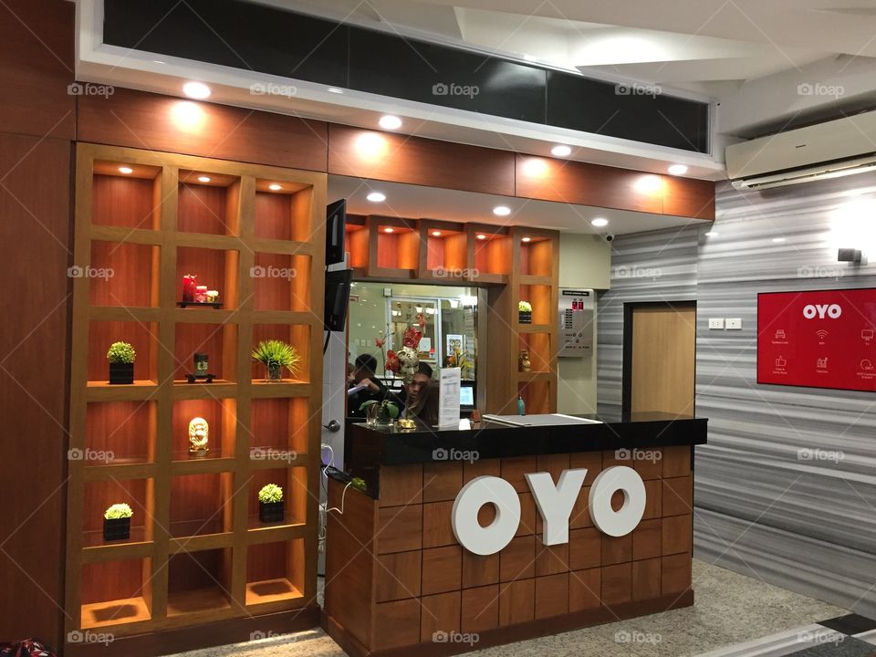 OYO Hotel lobby