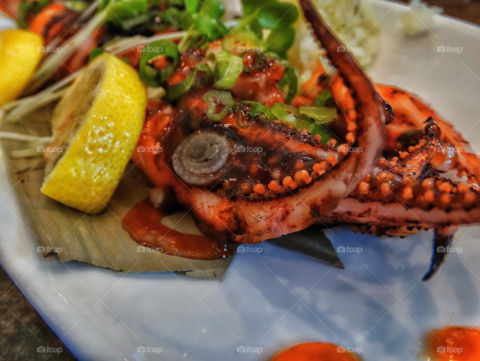 Grilled Calamari