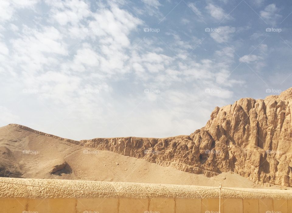 Mountains near the temple 