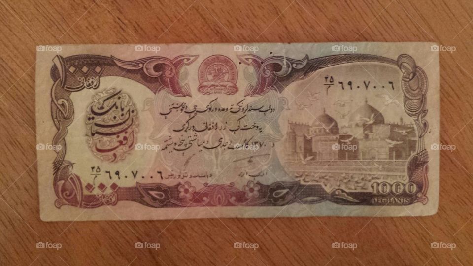 1000 Afghanistan bill