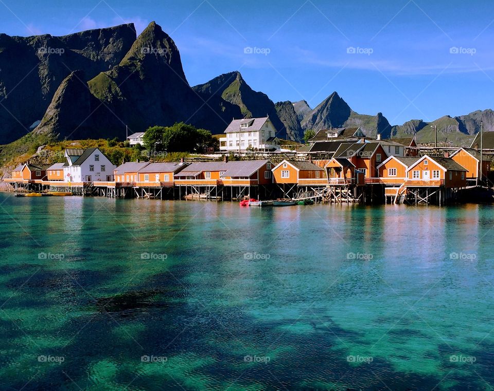 Sakrisøy village, Lofoten Islands 