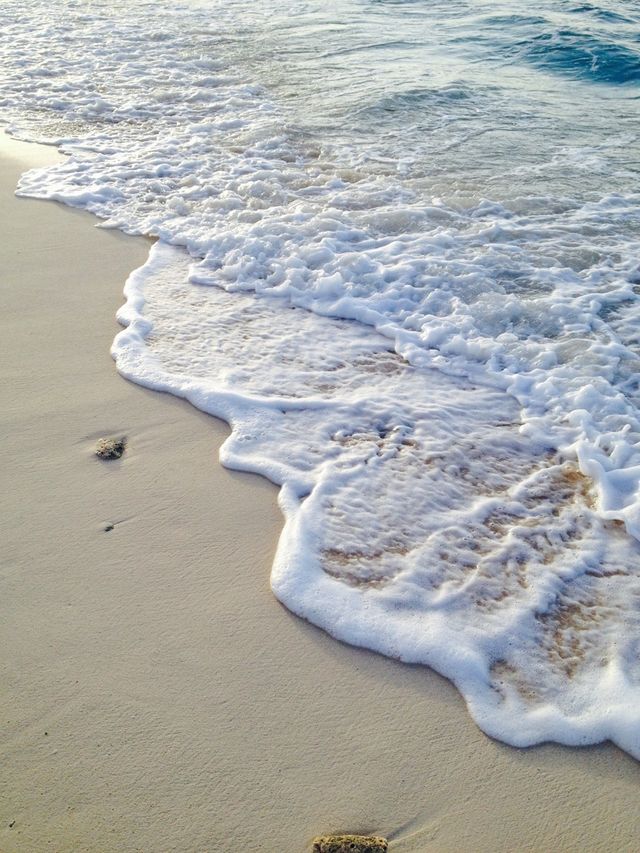 Foamy ocean