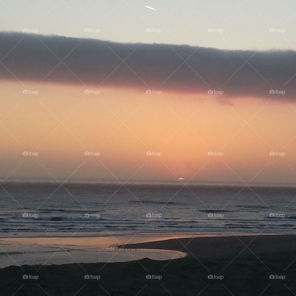 Sunset, Water, No Person, Dawn, Beach